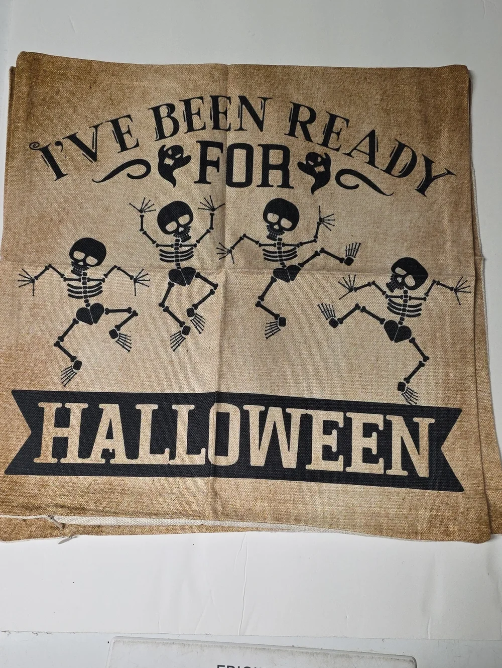 Set of 4 Halloween Pillow Covers (18x18 Inches)